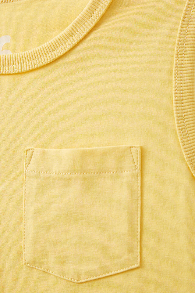 The Essential Tank, CORNSILK WASH