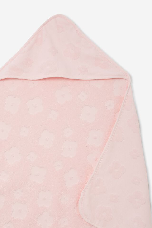 Baby Snuggle Towel, VIVI FLORAL/CRYSTAL PINK