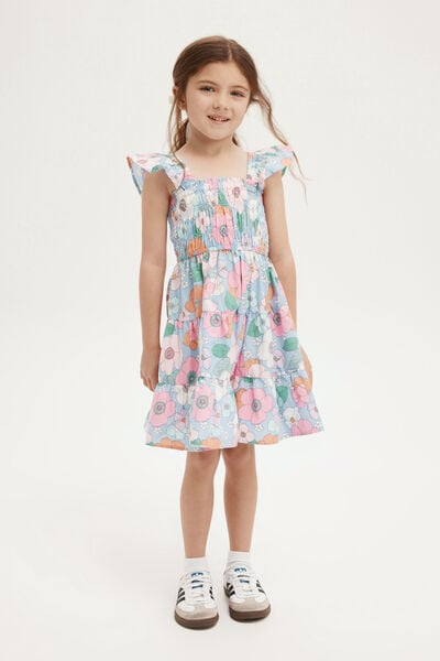 Kennedy Tiered Dress, OPEN AIR/MARGOT FLORAL