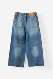 Super Wide Leg Denim Jean, BLUE HAVEN MID BLUE/BLING - example image 2