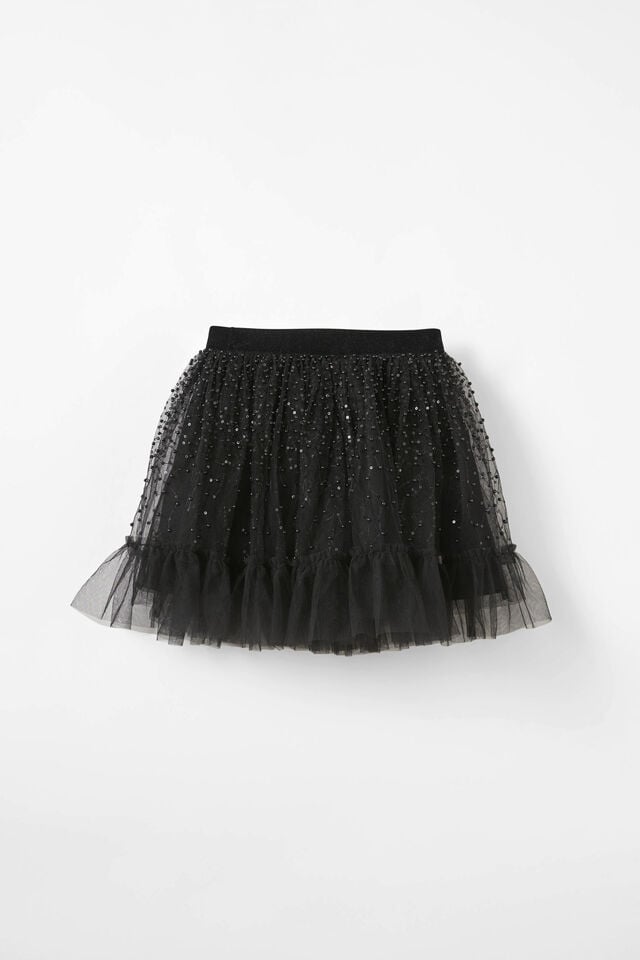 Trixiebelle Dress Up Skirt, BLACK/SPARKLE