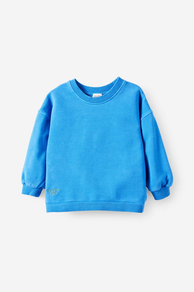 Baby Sweater, BLUE BONNET/FUN DAY