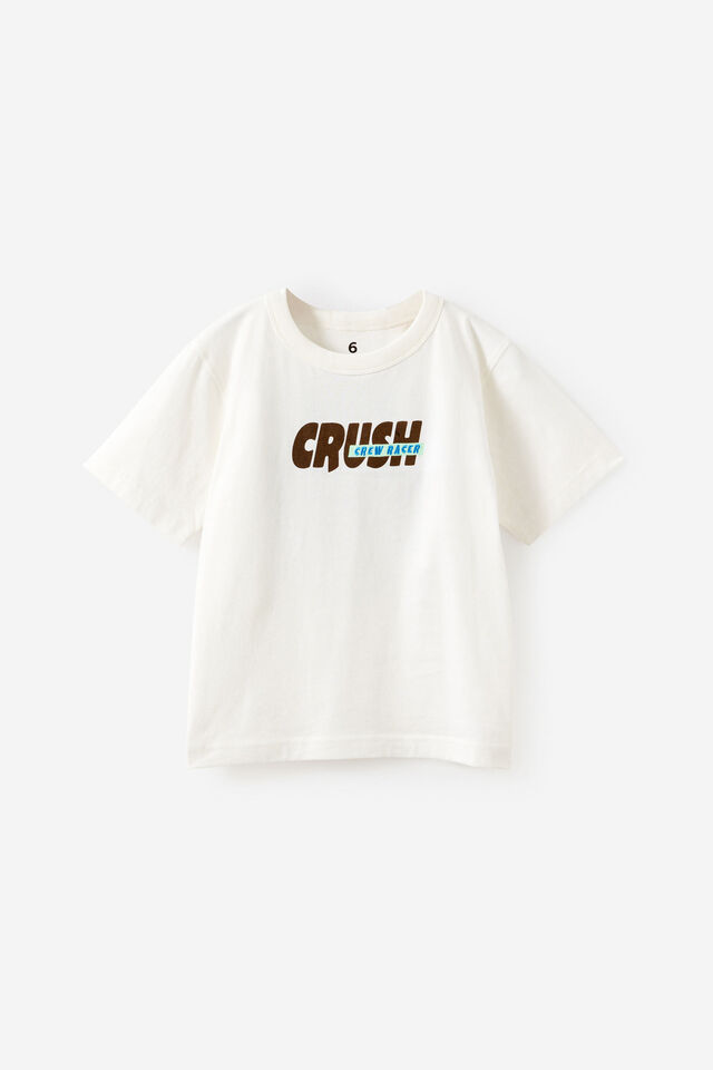 Essentials Graphic Short Sleeve Tee, VANILLA/MONSTER TRUCK