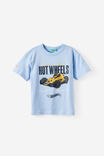 Hot Wheels Drop Shoulder SS Tee, LCN MAT CLOUD BLUE/ HOTWHEELS SUPREME SPEED - example image 2