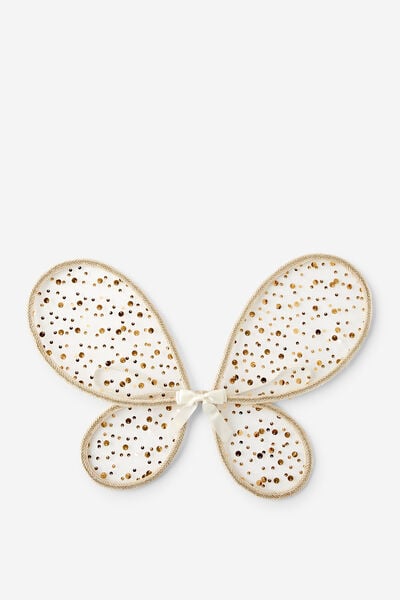 Kids Butterfly Wings, GOLD/BOW