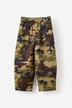 Balloon Utility Pant, WASHED CAMO - example image 1