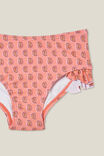 Pippa Ruffle Bikini Bottom, ORANGE CORAL/PERRY PAISLEY - alternate image 2