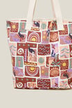 Summer Tote Bag, HENNA/MERMAID PARADISE - alternate image 2
