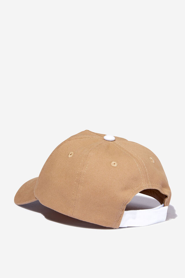 Kids Sports Club Cap, TAUPY BROWN/FIND THE BALANCE