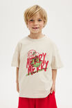 License Drop Shoulder Short Sleeve Tee, LCN DRS RAINY DAY/GRINCH MERRY MERRY - alternate image 1