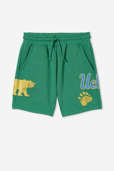 Short - License Fleece Short, LCN UCL DUAL GREEN WASH/UCLA BEAR