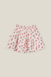 Lana Tiered Skirt, VANILLA/MAEVE FLOWER STAMP - alternate image 1