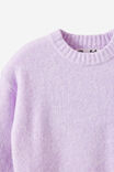 Soft Knit Sweater, VINTAGE LILAC MARLE - example image 2