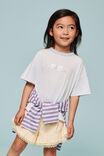 License Drop Shoulder Boxy Short Sleeve Tee, LCN NET DEMON HUNTERS/BLUE WHISPER - example image 2