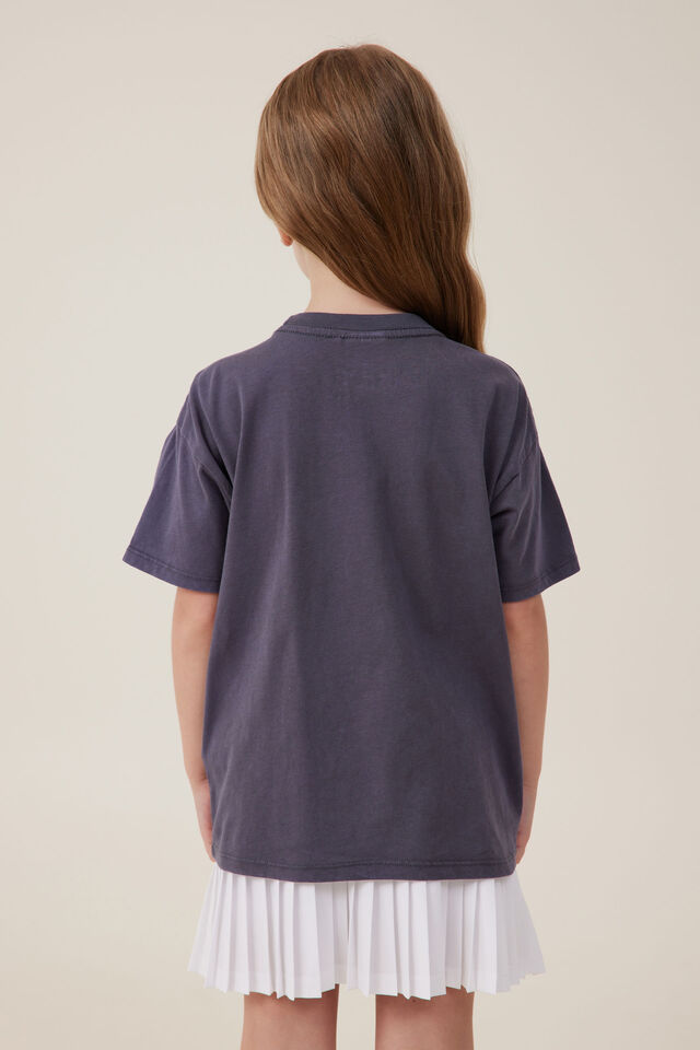 Camiseta - Disney Drop Shoulder Short Sleeve Tee, LCN MAT BARBIE 90S LOGO/RABBIT GREY