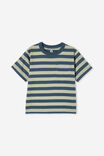 Camiseta - The Essential Short Sleeve Tee, STARGAZER/DEEP SAGE STRIPE - vista alternativa 4
