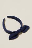 Acessório de cabelo - Bailee Bow Headband, IN THE NAVY/BRODERIE - vista alternativa 2