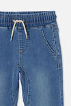 Slouch Jogger Jean, BYRON MID BLUE - alternate image 2