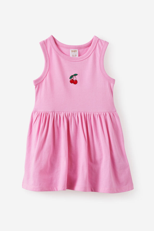 Lola Tank Dress, STRAWBERRY MILK/CHERRIES