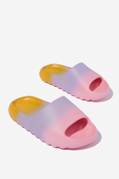 Sunny Beach Slide, PINK/LILAC OMBRE
