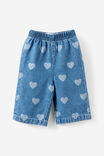Baby Denim Straight Leg Jean, BURLEIGH BLUE WASH/LASER HEART - example image 2
