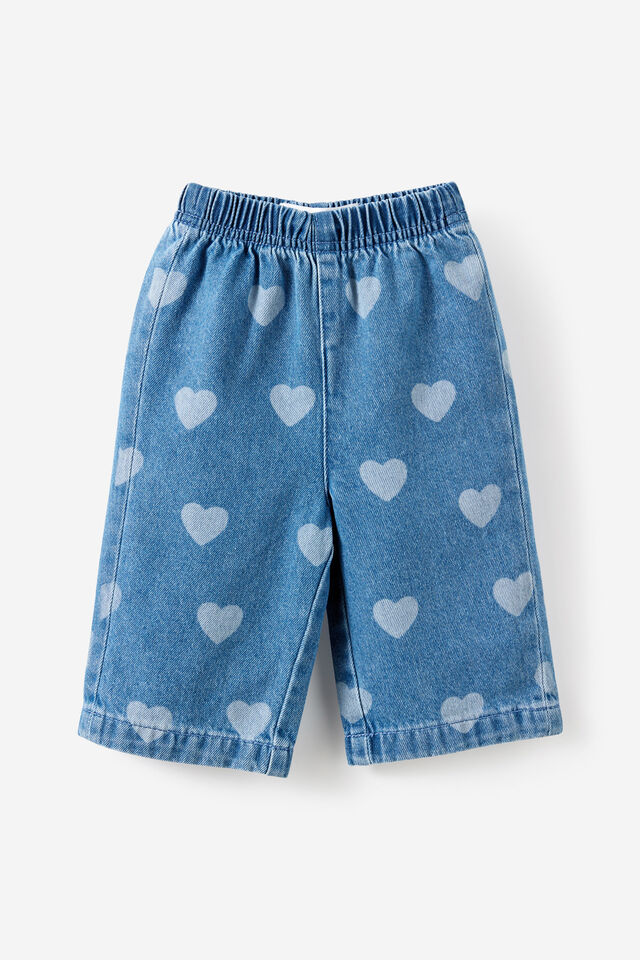 Baby Denim Straight Leg Jean, BURLEIGH BLUE WASH/LASER HEART