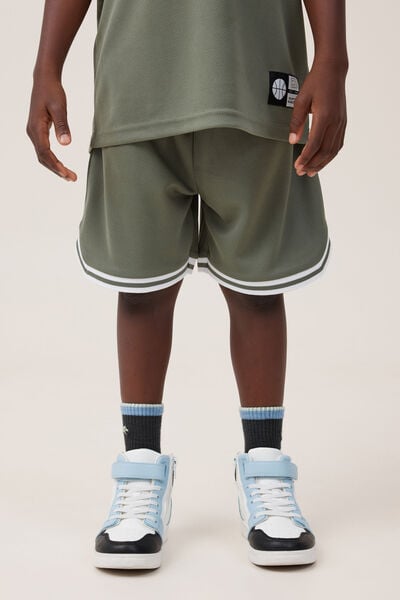 Braxton Basketball Short, SWAG GREEN