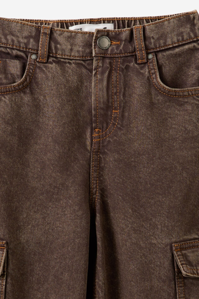 Super Baggy Jean, SHADOW BROWN/CARGO