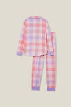 Angeline Long Sleeve Pyjama Set, ZEPHYR/WINTER CHECKS - alternate image 3