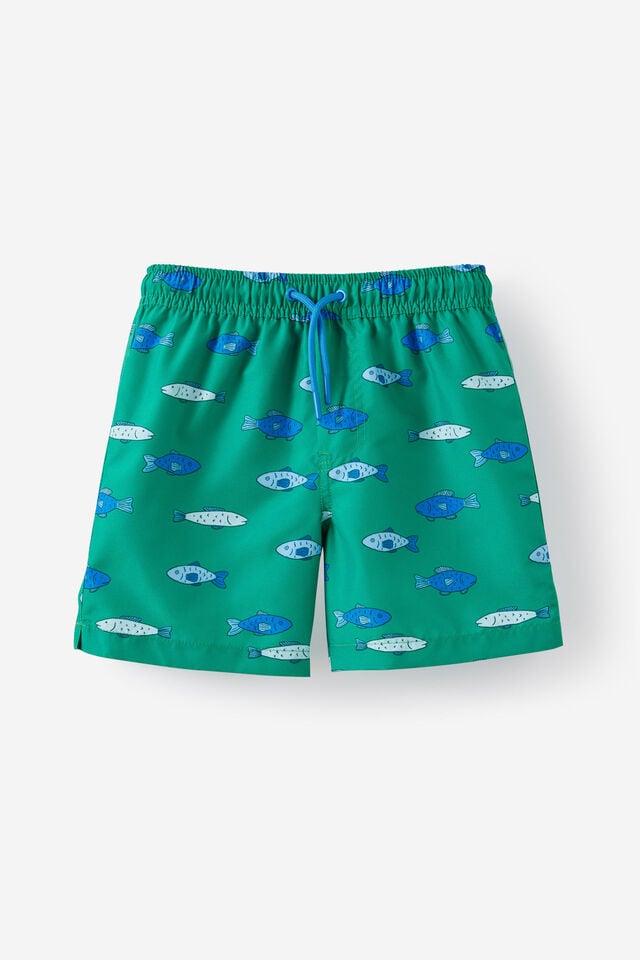Bailey Board Short, ENGLISH IVY/FISH