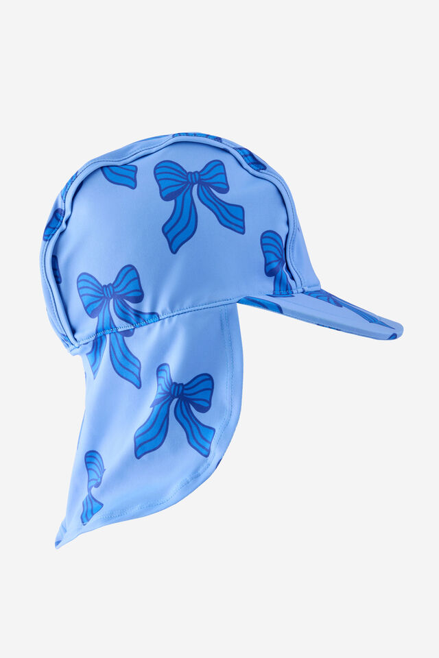 Sammy Swim Hat, BLUE BONET/BOWS
