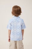 Cabana Short Sleeve Shirt, DUSK BLUE/TILE PALM - alternate image 3