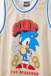 License Basketball Tank, LCN SEG RAINY DAY/SONIC THE HEDGEHOG - alternate image 2