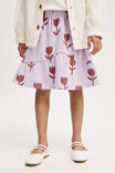 Everly Fleece Skirt, LILAC DROP/TULIPS - alternate image 2