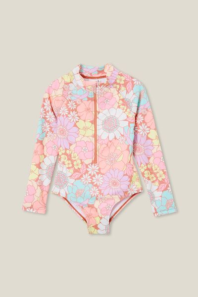 Lydia One Piece, CLAY PIGEON/LOTTIE FLORAL