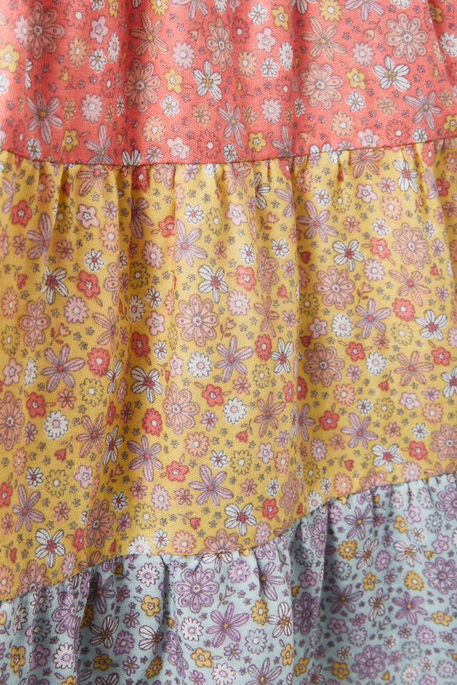 Louise Shirred Skirt, BARBER BLUE/MIMI DITSY