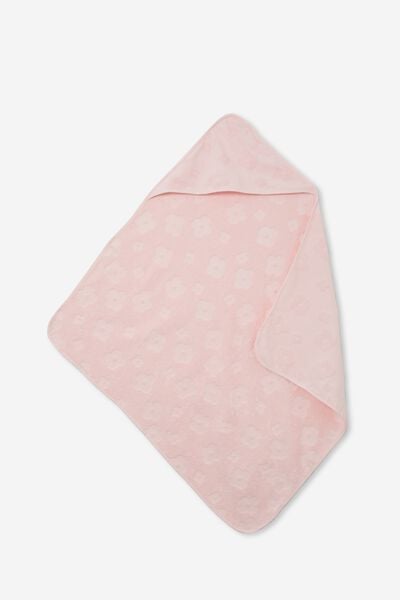 Baby Snuggle Towel, VIVI FLORAL/CRYSTAL PINK