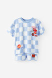 Lightning McQueen Disney Pixar Personalised SS Boxer PJ Set, LCN DIS CLOUD BLUE/LIGHTNING MCQUEEN - example image 2