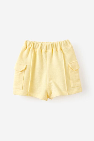 Baby Textured Short, BABY YELLOW