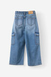 Super Baggy Jean, BLUE HAVEN MID BLUE/CARGO - example image 3
