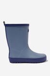 Kids Rainboot, STEEL/IN THE NAVY - alternate image 1