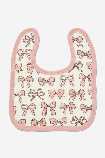 The Baby Bib, VANILLA/SKETCHY BOWS