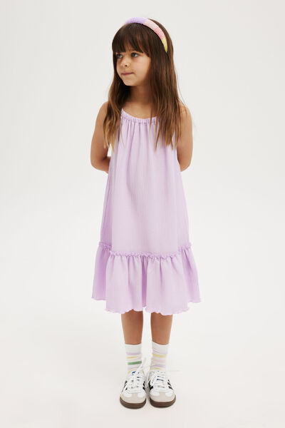 Hallie Tiered Dress, LILAC DROP