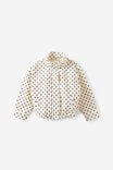 Funnel Neck Jacket, VANILLA/SPOT - example image 2