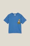Camiseta - Space Jam Drop Shoulder Short Sleeve Tee, LCN WB PETTY BLUE/SPACE JAM - vista alternativa 1
