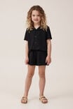 Amelie Short Sleeve Shirt, BLACK - alternate image 2