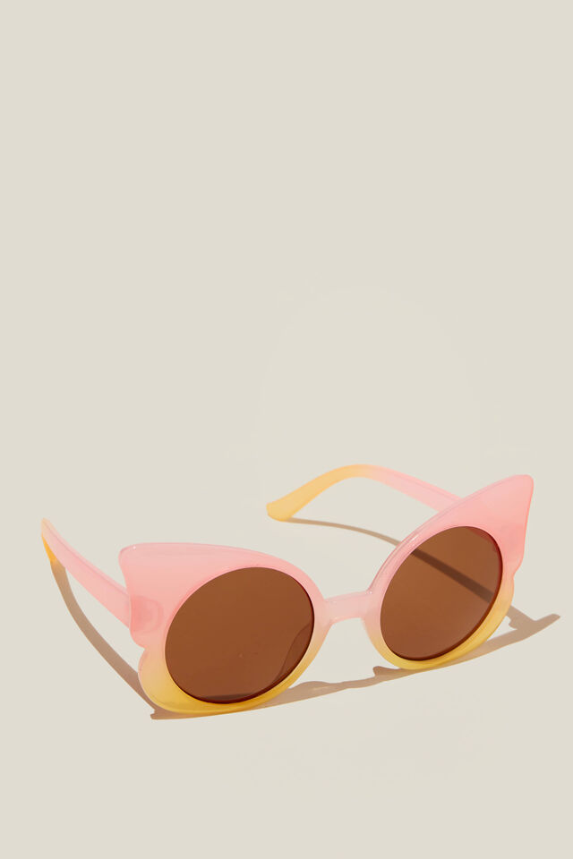 Kids Bella Butterfly Sunglasses, DAFFODIL/BLUSH PINK