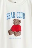 Essentials Graphic Short Sleeve Tee, VANILLA/COSY BEAR - example image 2