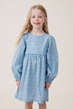 Addison Long Sleeve Dress, DUSK BLUE/PERRY PAISLEY - alternate image 1