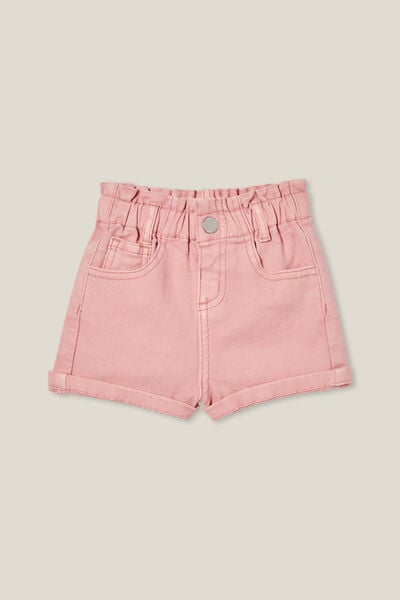 Anna Paperbag Relaxed Short, ZEPHYR WASH